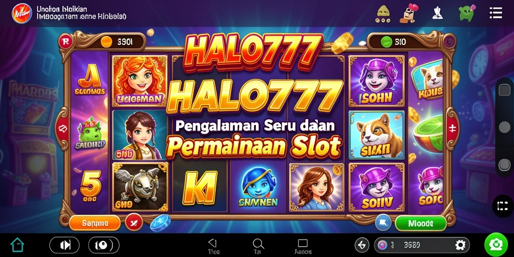 Screenshot gameplay HALO777 yang menunjukkan keseruan permainan Slot.