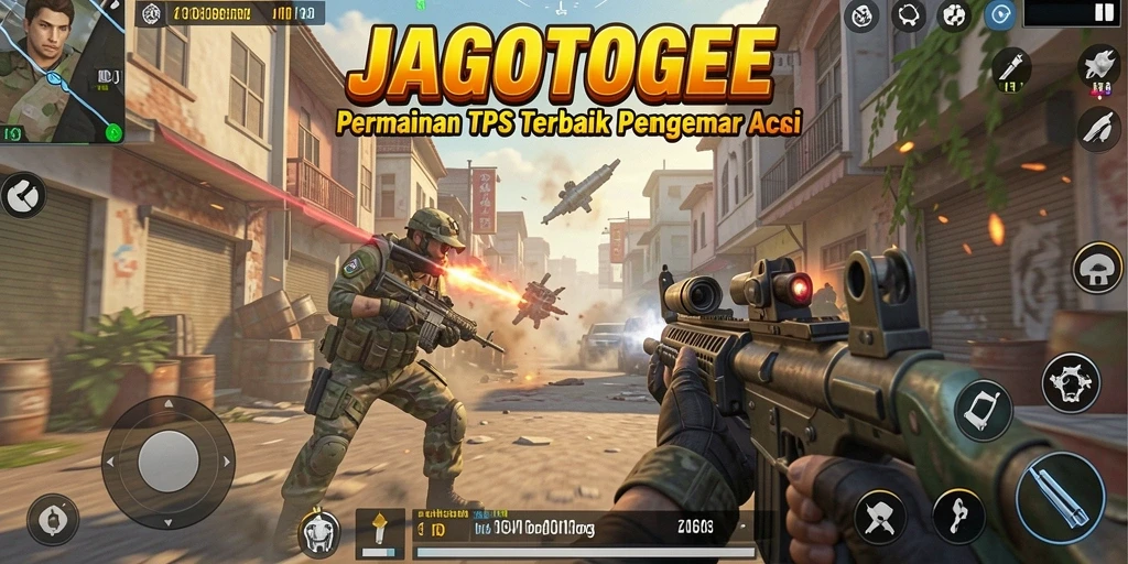 Tampilan gameplay TPS yang mendebarkan di JAGOTOGEL.