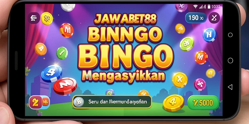 Screenshot utama JAWABET88 menampilkan momen seru permainan Bingo.