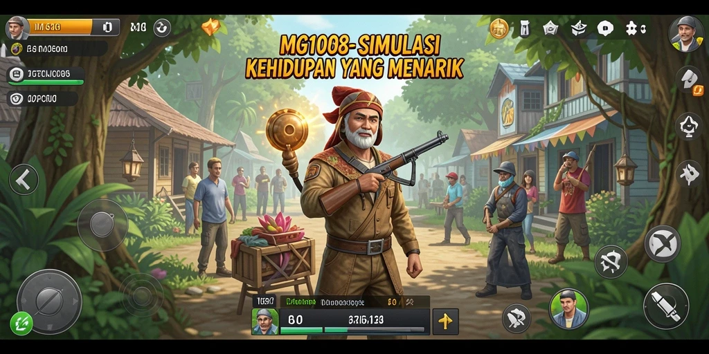 Gameplay MG108 yang menakjubkan dalam simulasi kehidupan.