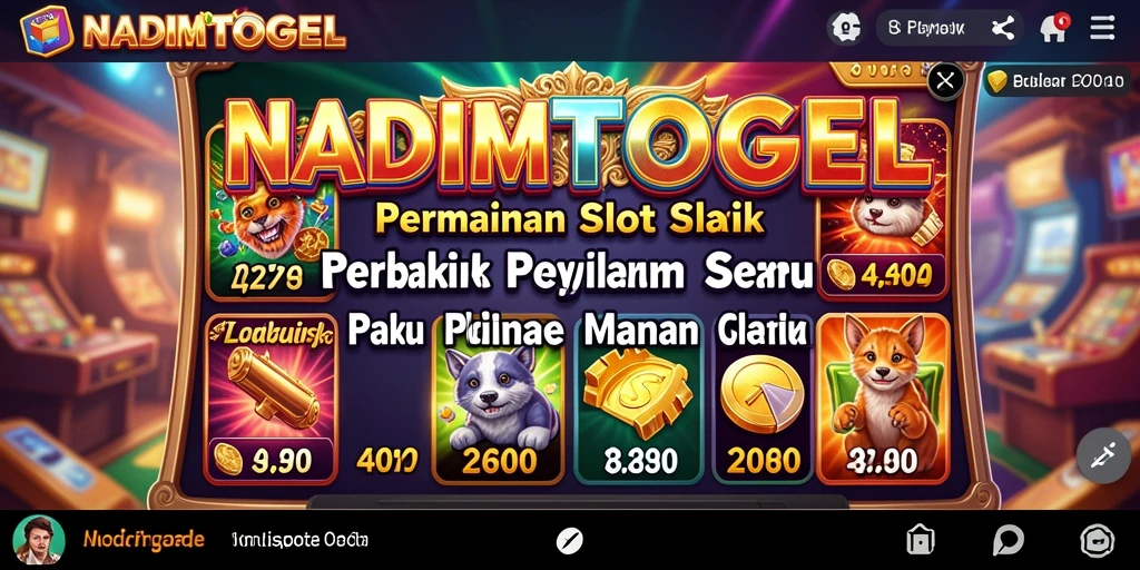 Tampilan gameplay NADIMTOGEL yang menarik dan seru.