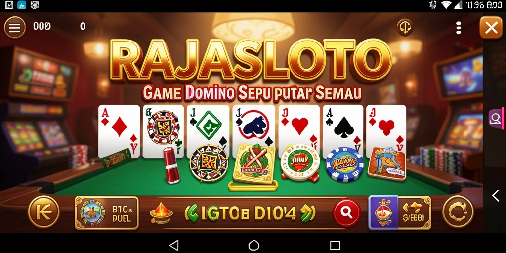 Tampilan gameplay menarik dari RAJASLOTO yang penuh aksi.
