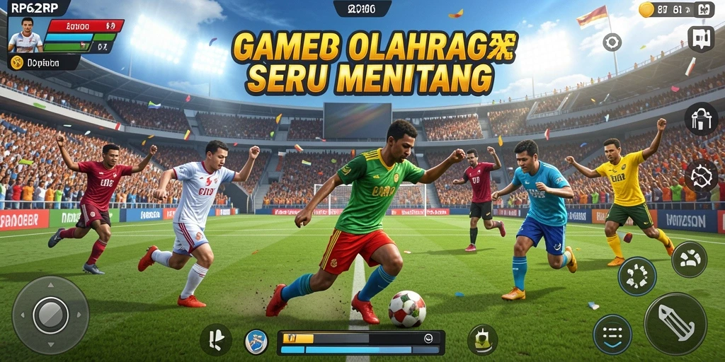 Tampilan gameplay seru dalam RP62RP yang membuat adrenalin meningkat.