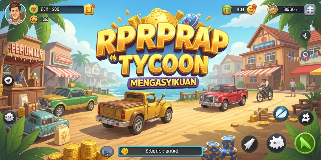 Tampilan gameplay RPRPRP yang menarik dan menantang.