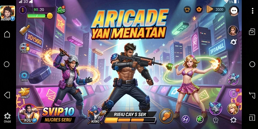 Screenshot gameplay SVIP10 menampilkan aksi seru dalam permainan Arcade.