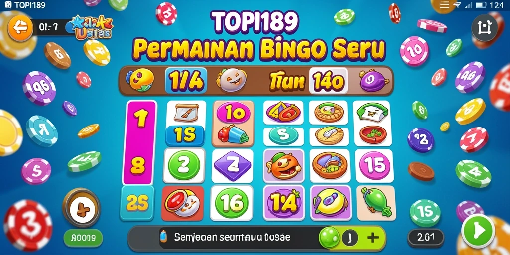 Screenshot gameplay TOPI189 yang menunjukkan keseruan Bingo.
